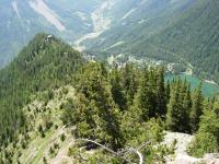 Croupe de mont&eacute;e surplombant Champex