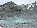 Lac et reflets, la Pointe des Autans et le Col de Prafleuri se refl&egrave;tent dans le lac ... sauf erreur