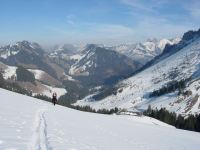 Arriv&eacute;e au col