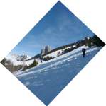 Petit essai de panorama diagonal durant la mont&eacute;e &agrave; la hauteur du Paccot